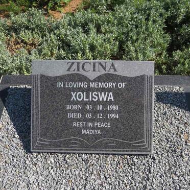 ZICINA Xoliswa 1980-1994