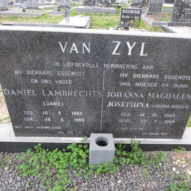 ZYL Daniel Lambrechts, van 1929-1989 & Johanna Magdalena Josephina 1942-2015