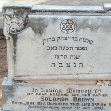 BROWN Solomon  1857-1933