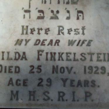 FINKELSTEIN Silda  -1929 
