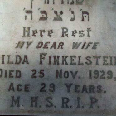 FINKELSTEIN Silda  -1929 