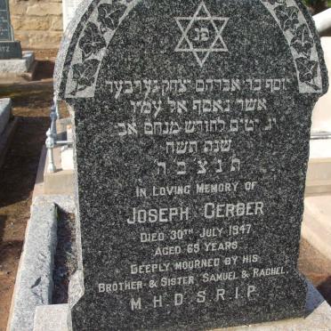 GERBER Joseph  -1947
