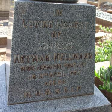 HELLMANN Michael Heyman  -1928 