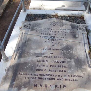 JACOBS Louis  1892-1944
