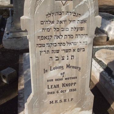 KNOPP Leah  -1930