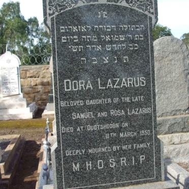 LAZARUS Dora  -1950