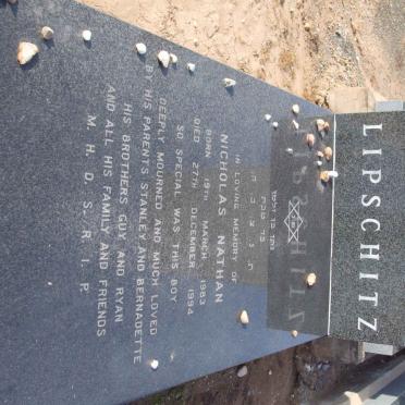 LIPSCHITZ Nicholas Nathan  1983-1994
