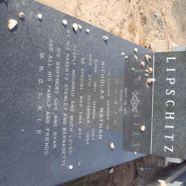 LIPSCHITZ Nicholas Nathan  1983-1994