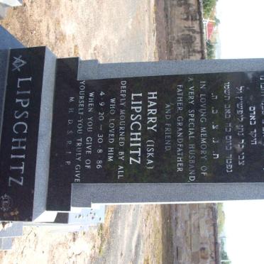 LIPSCHITZ Harry  1920-1986