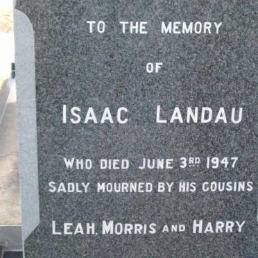 LANDAU Isaac  -1947