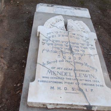 LEWIN Mendel  -1929