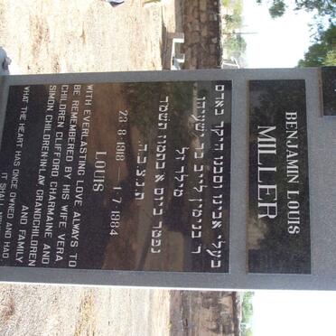 MILLER Benjamin Louis  1918-1984
