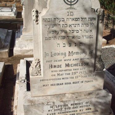 MICHELSON Hinde  -1929