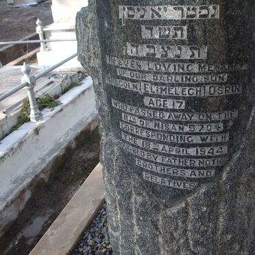 OSRIN Malcolm Elimelech -1944 