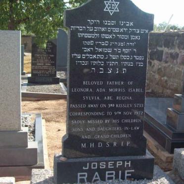 RABIE Joseph  -1972