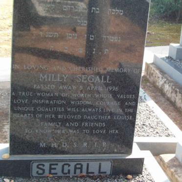 SEGALL Milly  -1996
