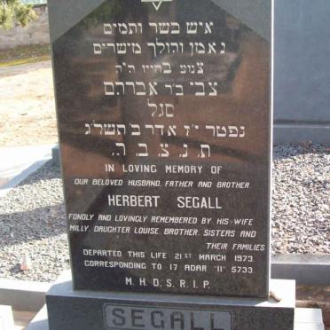 SEGALL Herbert   -1973