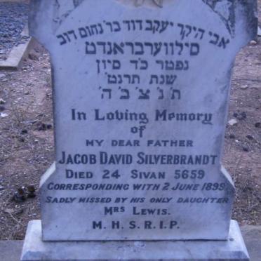 SILVERBRANDT Jacob David -1899