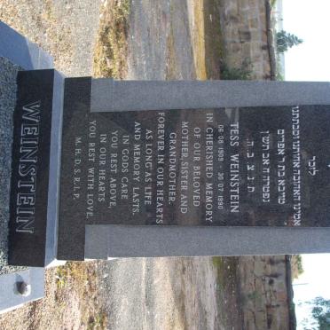 WEINSTEIN Tess  1909-1990