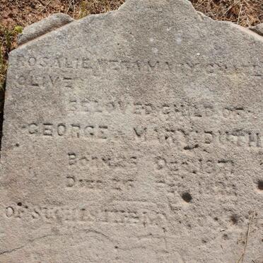 DUTHIE Rosalie Vera Mary Charlotte Olive 18??-18??