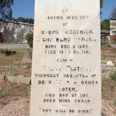 FOSTER Joseph Frederick Schonberg 1854-1897 :: FOSTER Lilian -1897