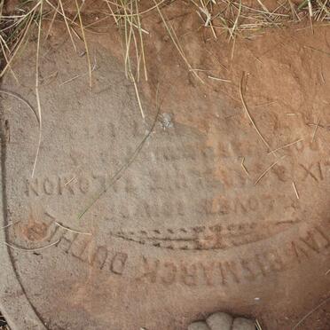 DUTHIE Gustav Bismarck