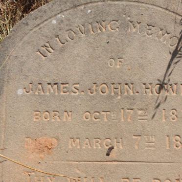 HOWELL James John 1871-1892