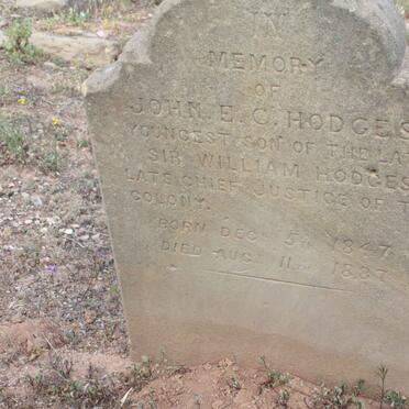 HODGES John E.G. 1847-1887