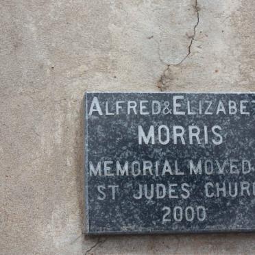 MORRIS Alfred and Elizabeth
