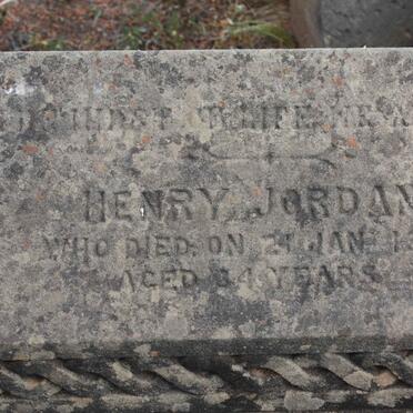 JORDAN Henry -1882 :: JORDAN Annie nee LIND -1882 