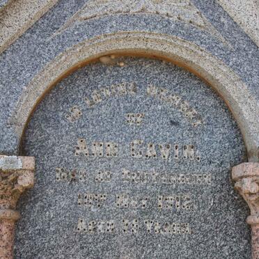 GAVIN Richard -1933 &amp; Ann -1912