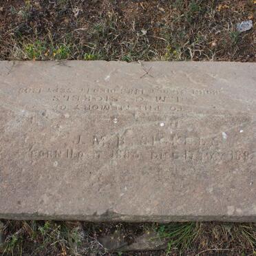 SICKLES J.M.B. 1886-1887