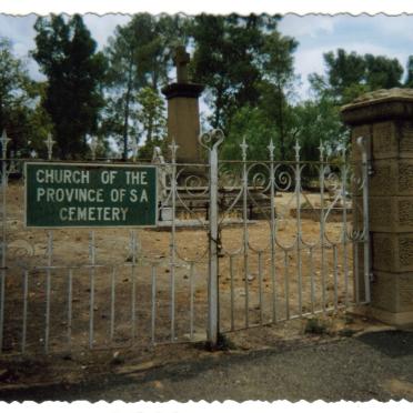 1. Entrance to Anglican Section-first gate