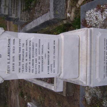 ANDERSON B.E 1819-1900