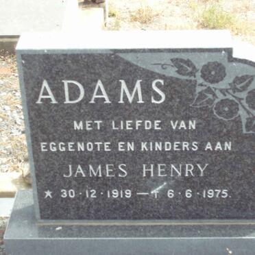 ADAMS James Henry 1919-1975