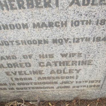 ADLEY Mildred Catherine Eveline nee ANDERSON 1871-1948