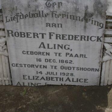 ALING Robert Frederick 1862-1928 &amp; Elizabeth Alice MEIRING 1863-1938