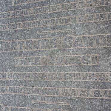 BAWDEN Gertrude nee SYMES 1863-1928