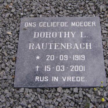 RAUTENBACH Dorothy L. 1919-2001