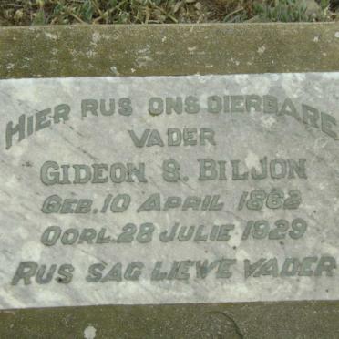 BILJON Gideon S.1862-1929