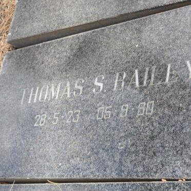 BAILEY Thomas S. 1923-1980