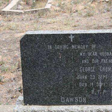 DAWSON George Thomas 1896-1955