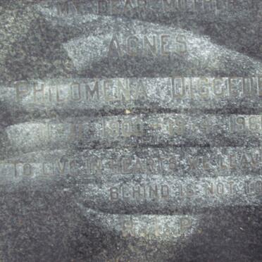 DIGGEDEN Agnes Philomena 1900-1961