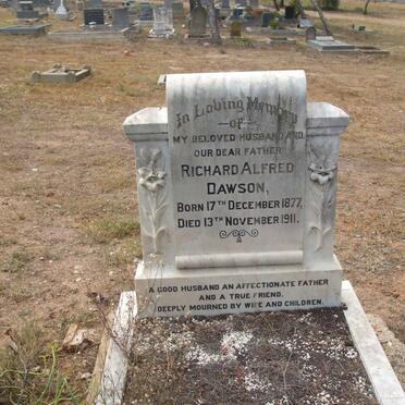 DAWSON Richard Alfred 1877-1911