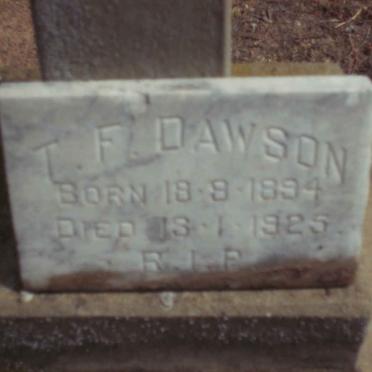 DAWSON T.F. 1894-1925