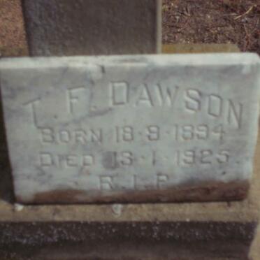 DAWSON T.F. 1894-1925