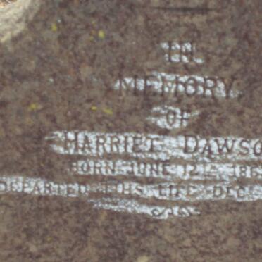 DAWSON Harriet 1862-?