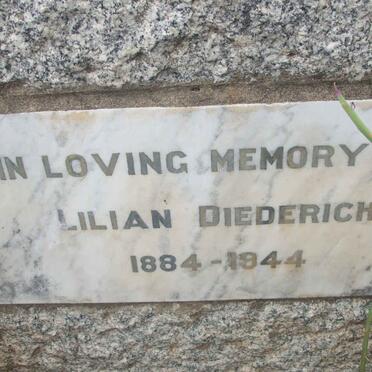 DIEDERICH Lilian 1884-1944