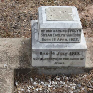 EDEN Susan Evelyn, van 1922-1923