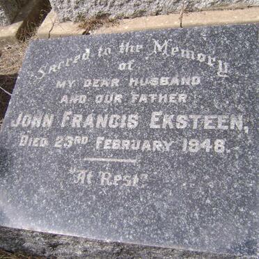 EKSTEEN John Francis -1948
